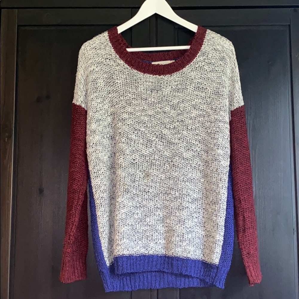 Lush Colour Block Sweater